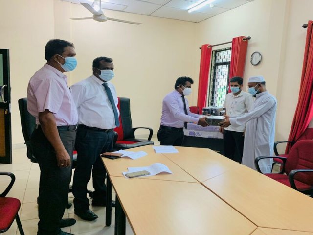 District Child Care Services Centre donated Computers to Child Development Centres-16.09.2021